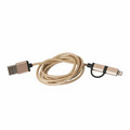 Twin Turbo 2-In-1 MFi Certified Charge & Sync Cable